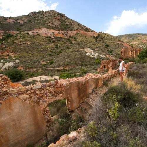 Ruines des maisons de miniers