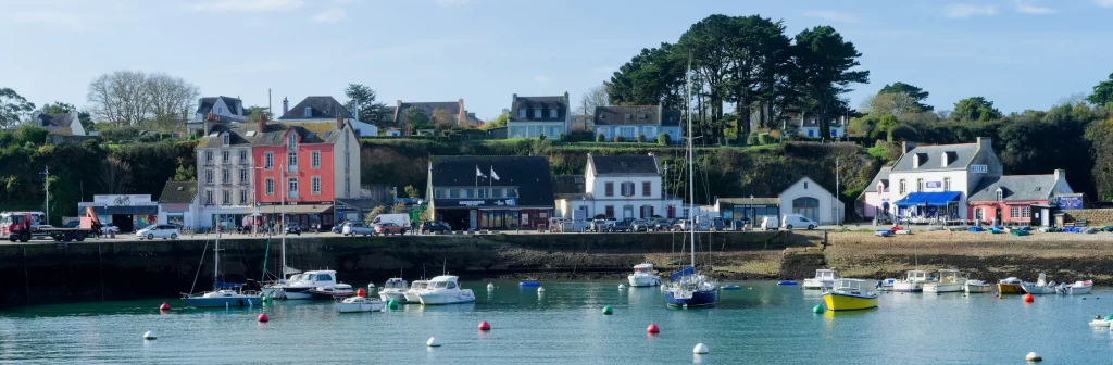 Arrivée au port de l'île de Groix