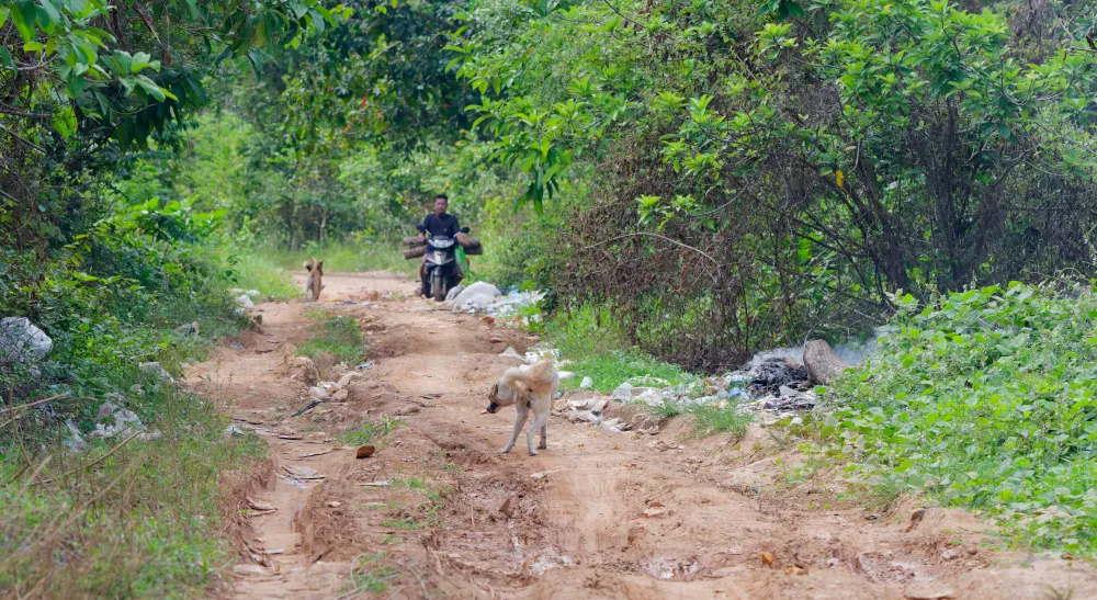 Décharge en plein air