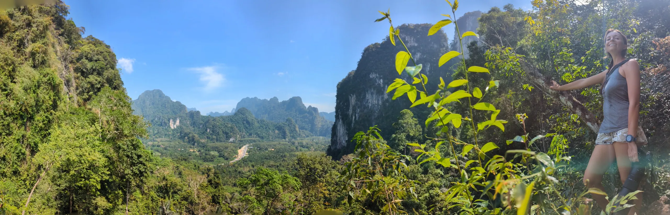 Vue depuis un des miradors dans le parc de Klong Phanom