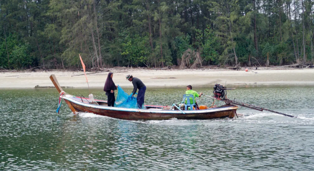 Famille de pêcheurs