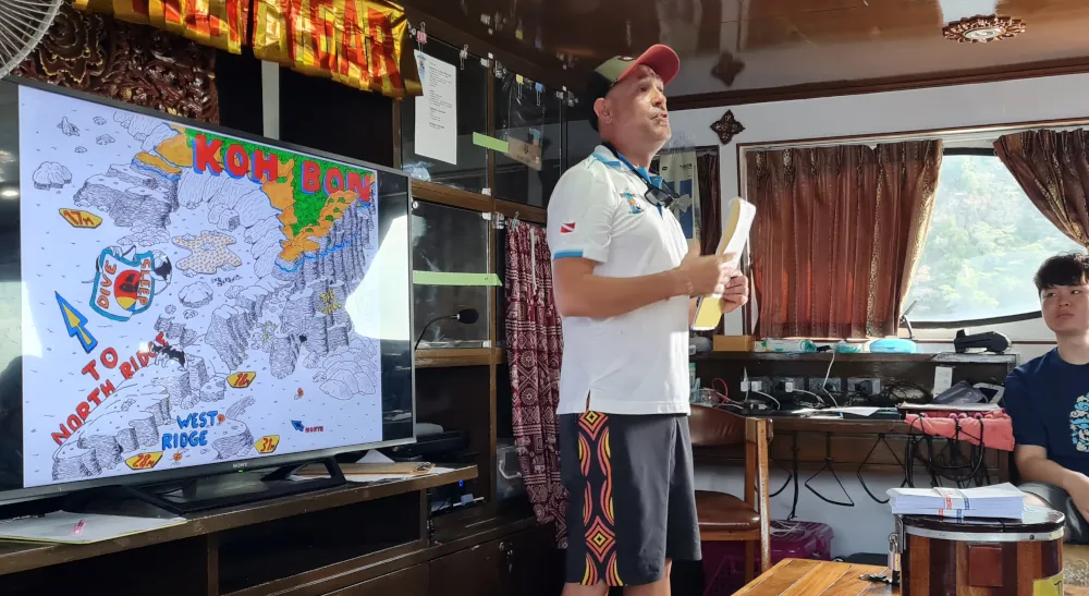 Briefing su rle bateau de croisière