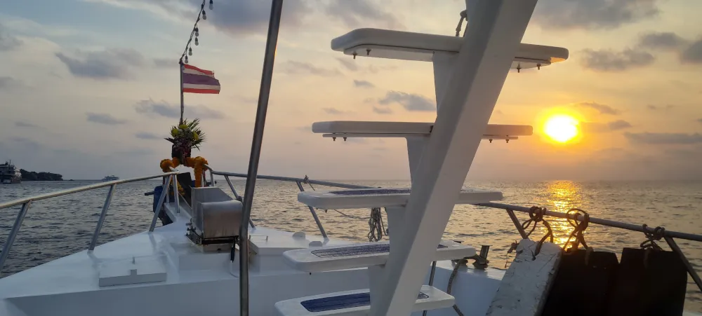 Coucher de soleil depuis Pawara